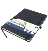 Notizbuch K-552261, schwarz, A4, liniert, 80g, 96 Blatt / 192 Seiten