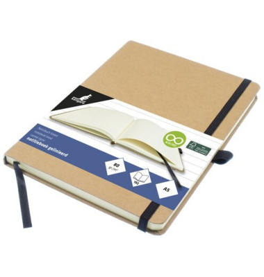 Notizbuch K-552141, chamois, A5, liniert, 80g, 96 Blatt / 192 Seiten