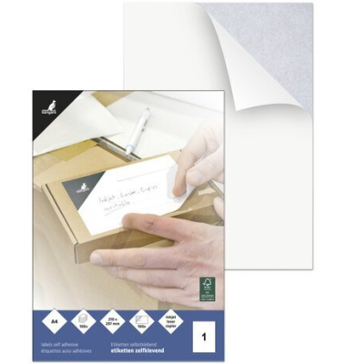 Etiketten ILK 210x297mm 100Bl 1Blatt