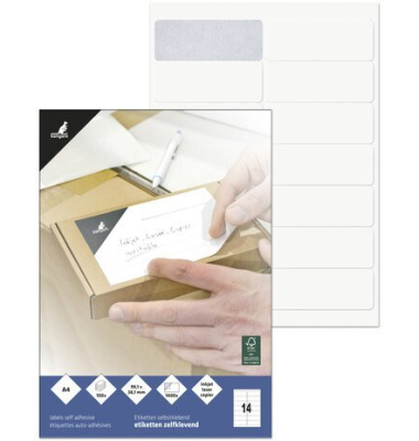 Etiketten ILK 99,1x38,1mm 100Bl 14Blatt