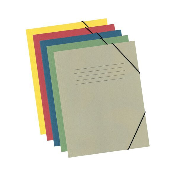 Kangaro Eckspannmappe K-2076-99, A4 farbig sortiert Karton 8712127153362 Kangaro 5 Stück