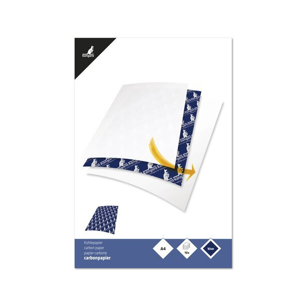Alpedia Kohlepapier A4 21x29cm 10 Blatt weiß 8712127153959 Alpedia