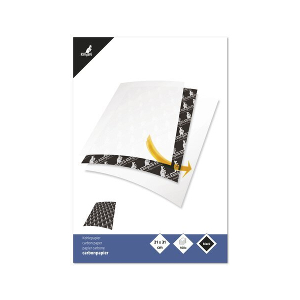 Alpedia Kohlepapier A4 21x29cm 100 Blatt Blau 8712127154000 Alpedia