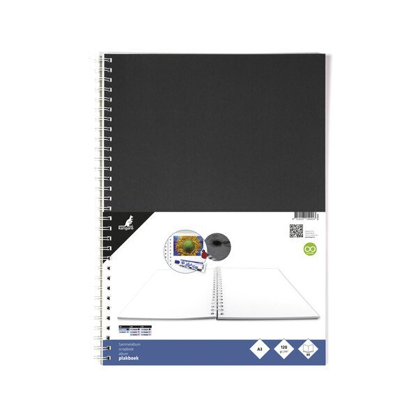 Alpedia Sammelalbum A3 120g 40 Blatt schwarz 8712127154413 Alpedia