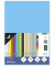 Tonpapier A4 160g azurblau 50 Blatt