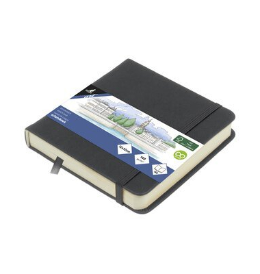 Skizzenbuch 12x12cm Cold Grey 80Bl 140g