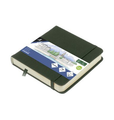 Skizzenbuch 12x12cm ForestGree 80Bl 140g