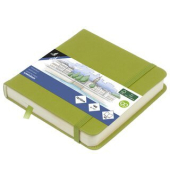 Skizzenbuch 12x12cm Lime Green 80Bl 140g