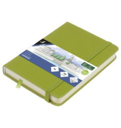 Skizzenbuch A6 Lime Green HC 80Bl 140g
