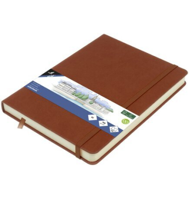 Skizzenbuch A5 Cognac HC 80Bl 140g