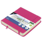 Skizzenbuch 12x12cm Hot Pink 80Bl 140g
