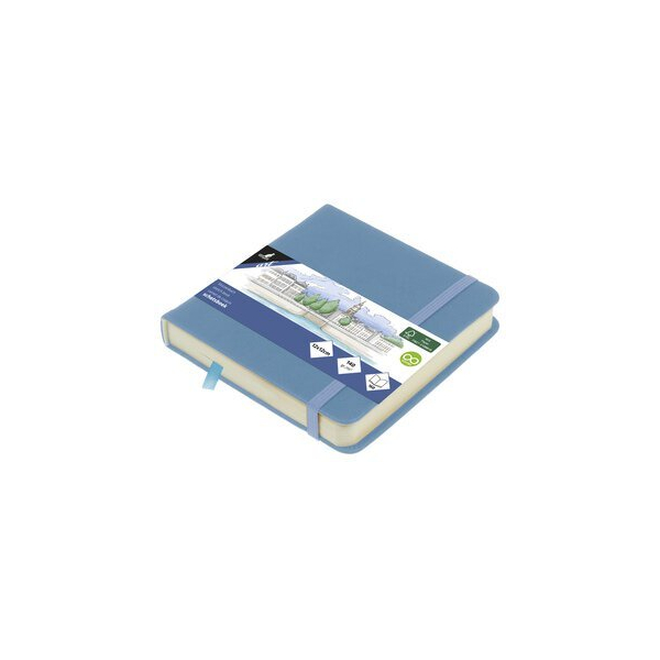 Alpedia Skizzenbuch 12x12cm Sky Blue 80Bl 140g 8712127160162 Alpedia