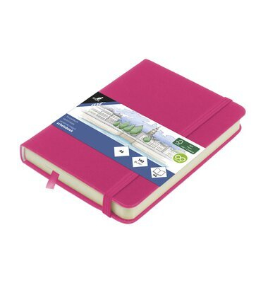 Skizzenbuch A6 Hot Pink HC 80Bl 140g