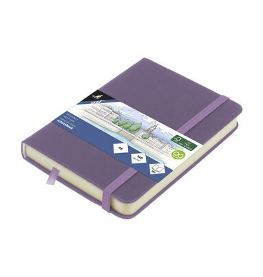 Skizzenbuch A6 Heatherpurple 80Bl 140g