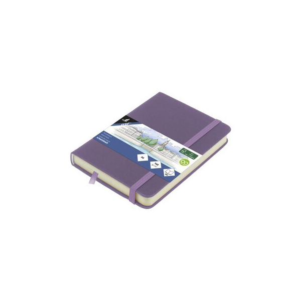 Alpedia Skizzenbuch A6 Heatherpurple 80Bl 140g 8712127160209 Alpedia