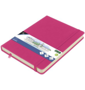 Skizzenbuch A5 Hot Pink HC 80Bl 140g