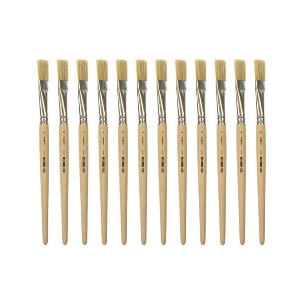 Alpedia Lyoner Pinsel 16 kurz unlack. Holz 12 Stück 8712127160728 Alpedia 12 Stück