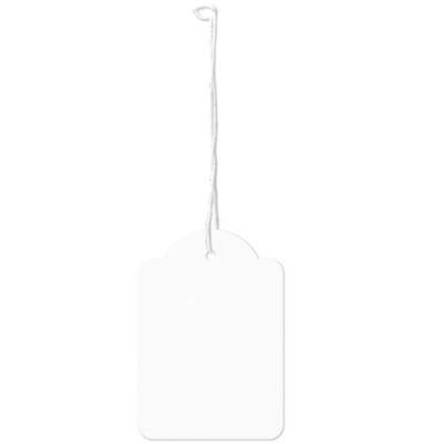 Drahtetikett 45x65mm wei&szlig; Box a 250 St&uuml;ck