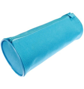 Federm&auml;ppchen rund 20x8,5 cm Blau