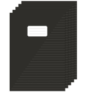 Schulheft K-583003 Black-Cover- Serie, - / liniert, A4, 60g, schwarz, 40 Blatt / 80 Seiten