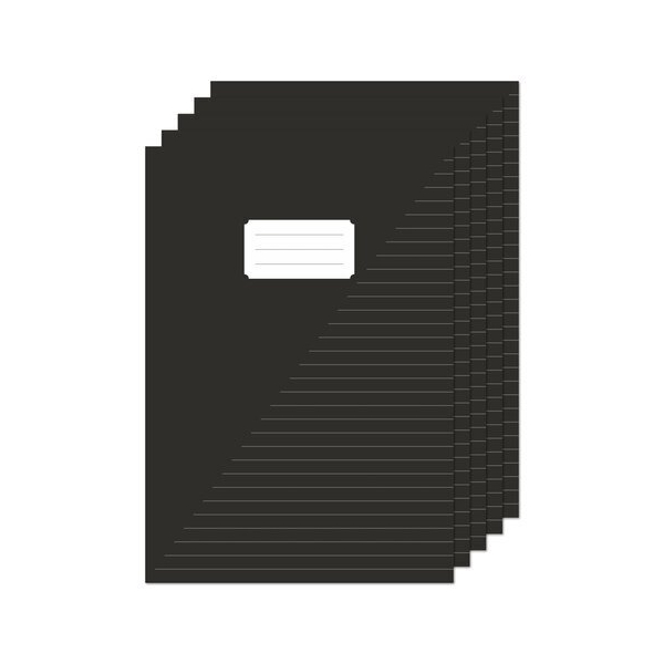 Kangaro Schulheft K-583003 Black-Cover- Serie, - / liniert, A4, 60g, schwarz, 40 Blatt / 80 Seiten 8712127162814 Kangaro 5 Stück