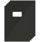 Schulheft K-583004 Black-Cover-Serie, - / kariert, A4, 60g, schwarz, 40 Blatt / 80 Seiten