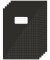 Schulheft K-583004 Black-Cover-Serie, - / kariert, A4, 60g, schwarz, 40 Blatt / 80 Seiten