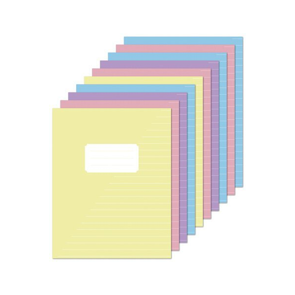 Kangaro Schulheft K-583005 Pastell- Linie, - / liniert, A5, 60g, pastell farblich sortiert, 40 Blatt / 80 Seiten 8712127162838 Kangaro 10 Stück