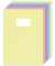 Schulheft K-583008 Pastell- Linie, - / kariert, A4, 60g, Pastell farblich sortiert, 40 Blatt / 80 Seiten