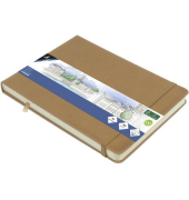 Skizzenbuch A5 quer Taupe HC 80Bl 140g