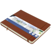 Skizzenbuch A5 quer Cognac HC 80Bl 140g