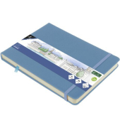 Skizzenbuch A5q Sky Blue HC 80Bl 140g