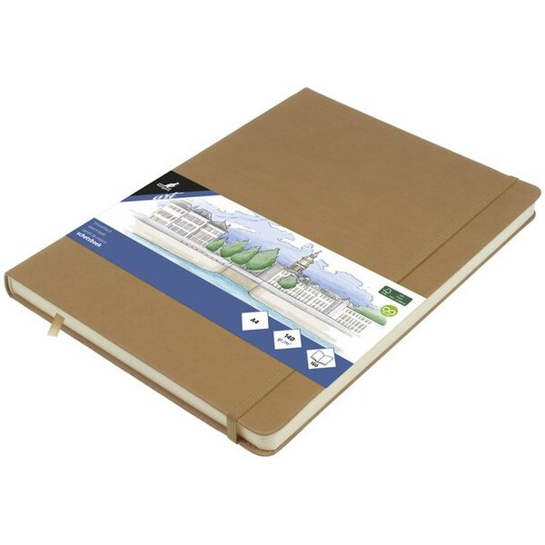 Alpedia Skizzenbuch A4 Taupe HC 80Bl 140g 8712127163071 Alpedia
