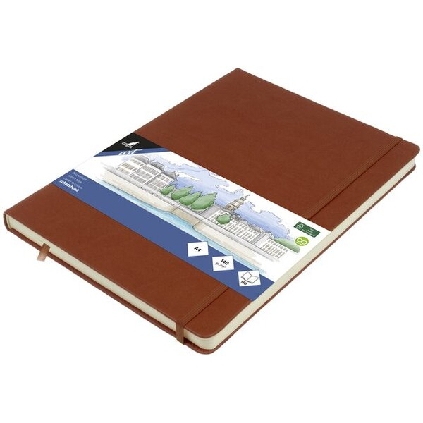 Alpedia Skizzenbuch A4 Cognac HC 80Bl 140g 8712127163088 Alpedia