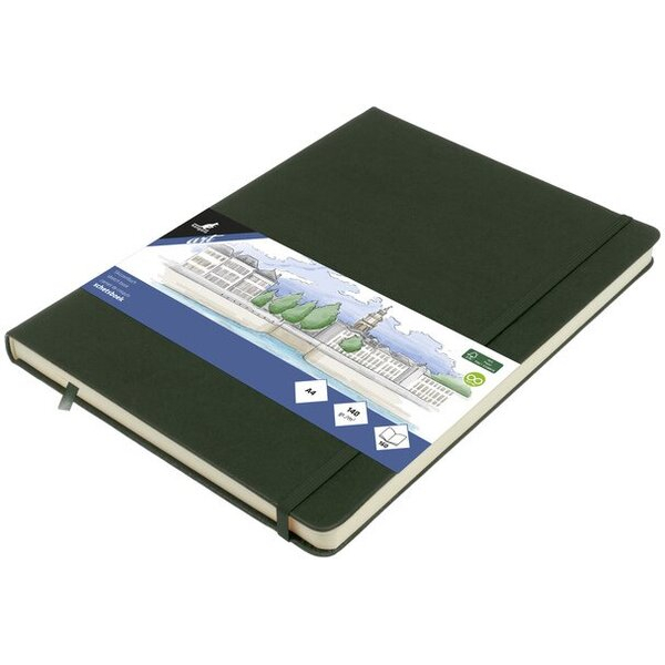Alpedia Skizzenbuch A4 Forest Green HC 80Bl 140g 8712127163095 Alpedia