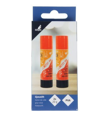 Klebestift K-450401-2, 2x20g, Blisterpackung mit 2 St&uuml;ck