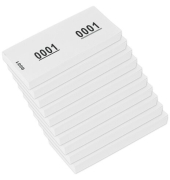 Nummernblock 42x105mm 70g 1-1000 wei&szlig;