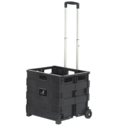 Einkaufstrolley Kangaro 42x38 x40,5cm Kapazitat 35kg schwarz
