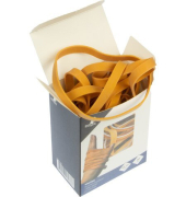 Gummib&auml;nder K-5012-100, naturel, 125x8mm, braun