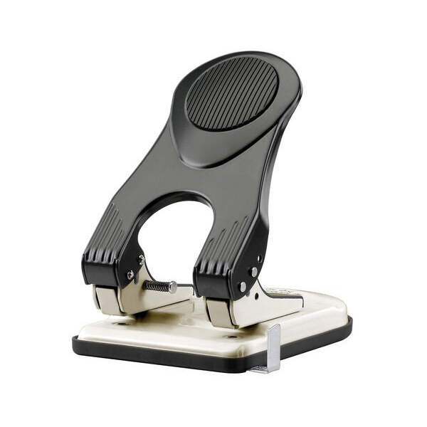 Alpedia Bürolocher Kangaro K-7202046, schwarz, bis 6mm 60 Blatt, mit Anschlagschiene 8901057202046 Alpedia