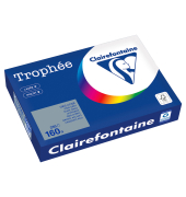Kopierpapier Trophee 1009C stahlgrau pastell A4 160g
