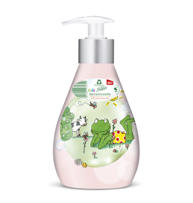 Fl&uuml;ssigseife 7279 Senses Sensitiv Kids Pfirsichbl&uuml;te, Pfirsichbl&uuml;te, 300 ml, Pumpspender