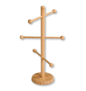 Brezelst&auml;nder, H: 50 cm, Mehrweg, Bambus, 6armig, rund, natur