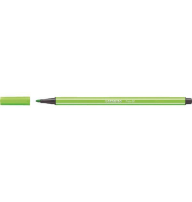 Faserschreiber Pen 6833, Einweg, mit Kappe, M  1 mm, hellgr&uuml;n