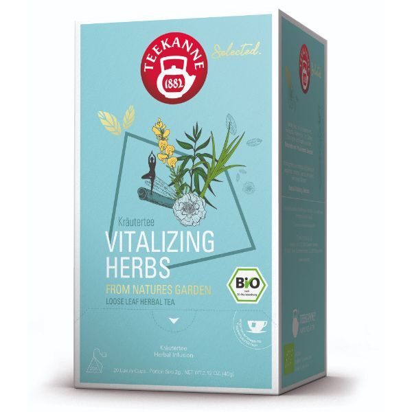 Kräutertee Vitalizing Herbs Bio Beutel aromaversiegelt 20