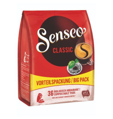 Kaffeepads VSETHB16/W/S, 32 St&uuml;ck, Pads im Portionsbeutel