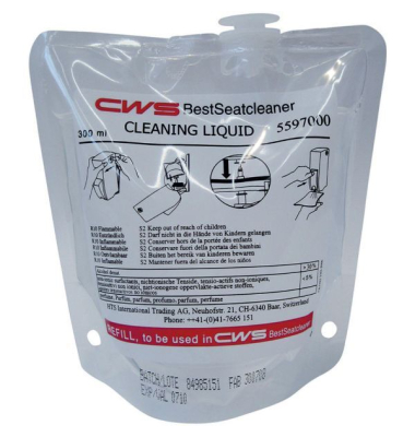 WC-Reiniger 597, 12x 300ml, Nachf&uuml;llbeutel