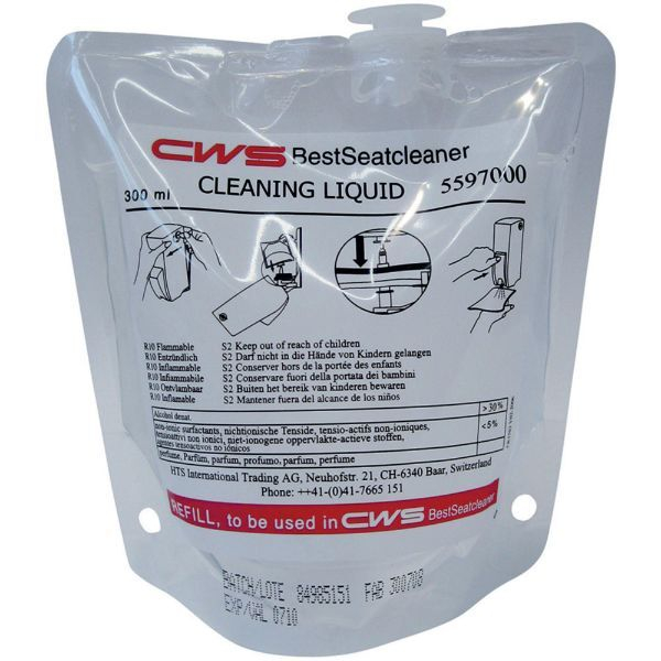 CWS WC-Reiniger CWS 597 für Toilettensitz, Nachfüllung, Beutel, 300 ml 4049657021958 CWS 12 Stück