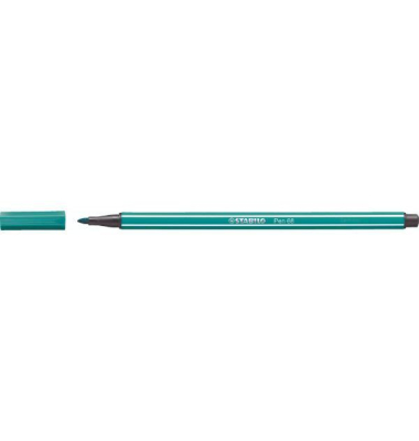Faserschreiber Pen 68 6851, mit Kappe, M, 1 mm, Schreibfarbe: t&uuml;rkisblau