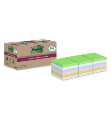 Haftnotizen 7100284782, 76x76mm, farbig sortiert